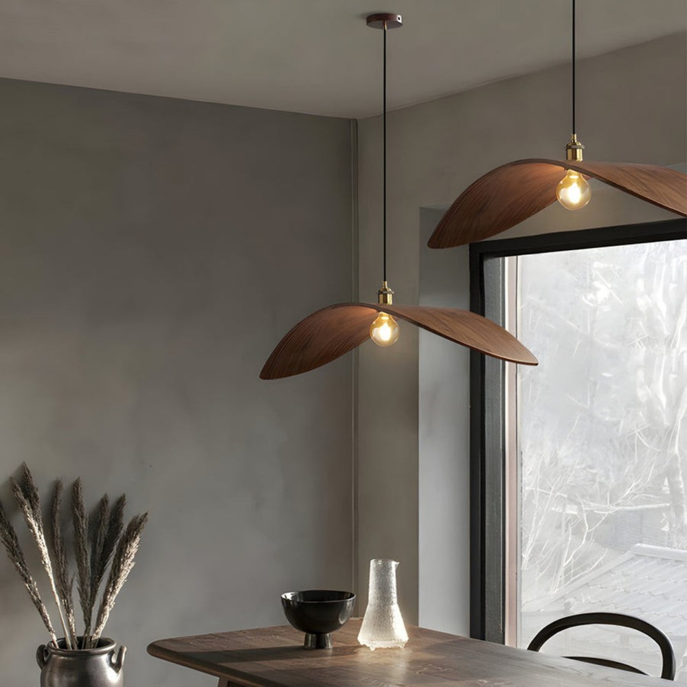 Libelle Pendant Lamp – Modern Wood Light for Living Areas | Vinlighting