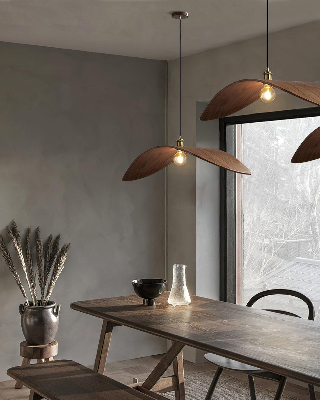 Libelle Pendant Lamp – Modern Wood Light for Living Areas | Vinlighting