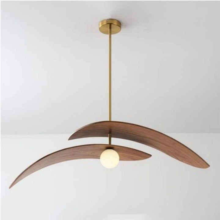 Libelle Pendant Lamp – Modern Wood Light for Living Areas | Vinlighting