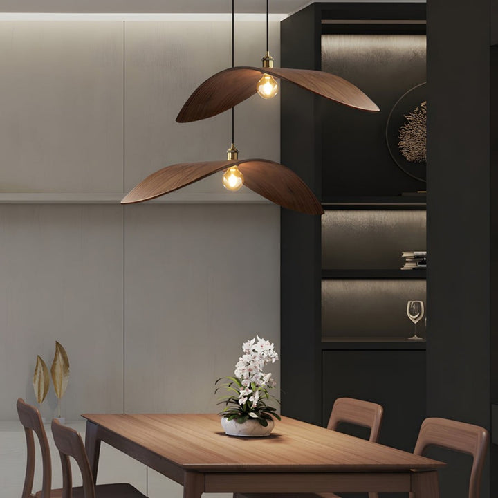 Libelle Pendant Lamp – Modern Wood Light for Living Areas | Vinlighting
