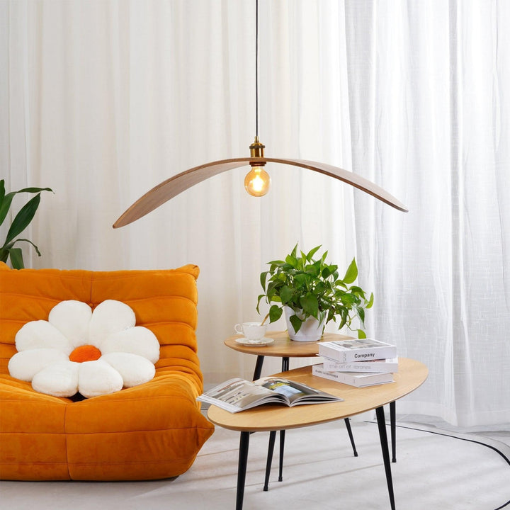 Libelle Pendant Lamp – Modern Wood Light for Living Areas | Vinlighting
