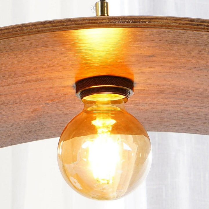 Libelle Pendant Lamp – Modern Wood Light for Living Areas | Vinlighting