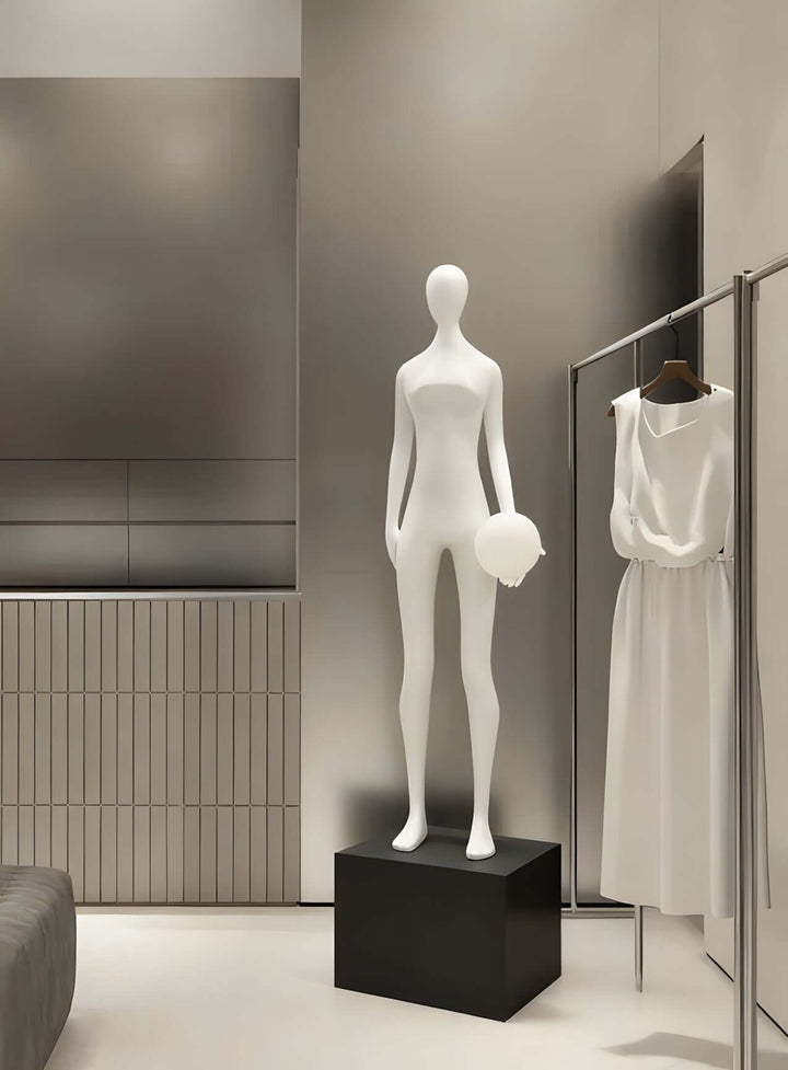 Lidora Sculptural Floor Lamp – Art Deco Sculpture for Living Room