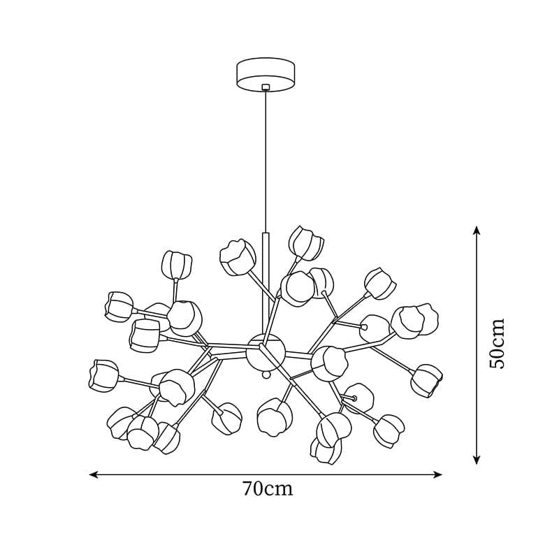 Lily Flower Chandelier - Vinlighting