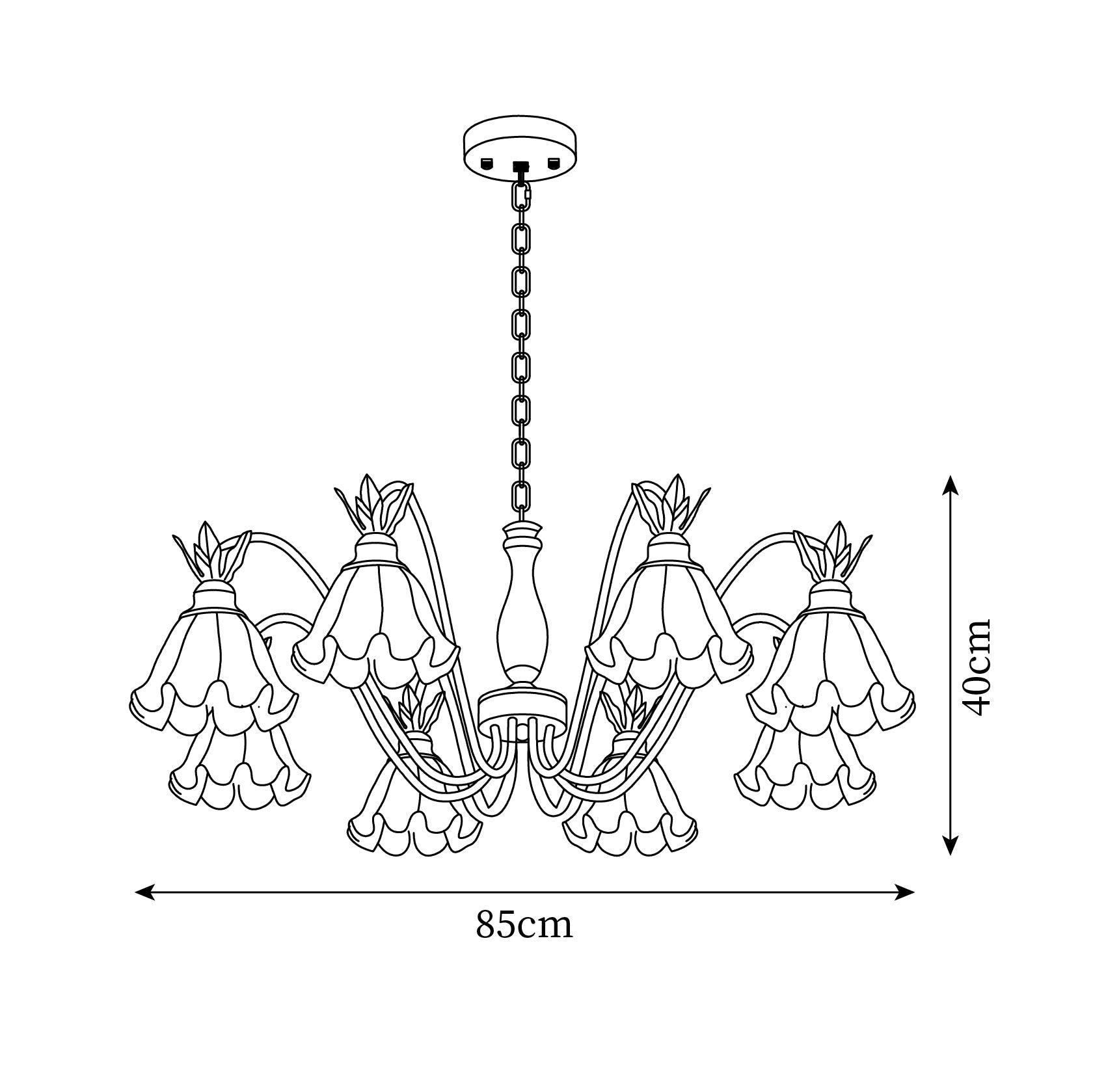 Lily Giro Chandelier - Vinlighting