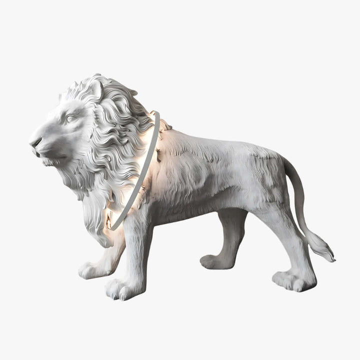 Lion Floor Lamp – Statement Light for Living Room or Entryway