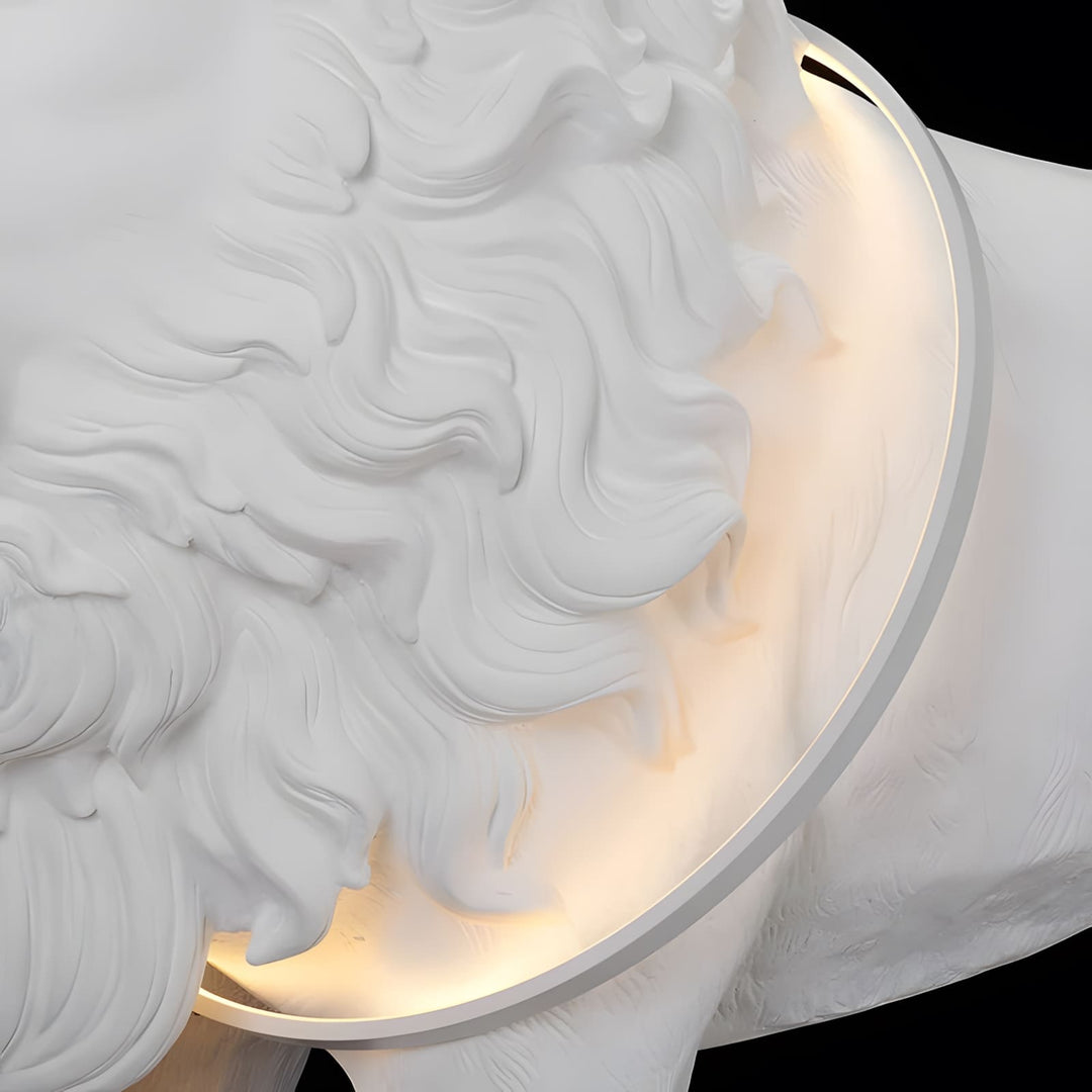 Lion Floor Lamp – Statement Light for Living Room or Entryway