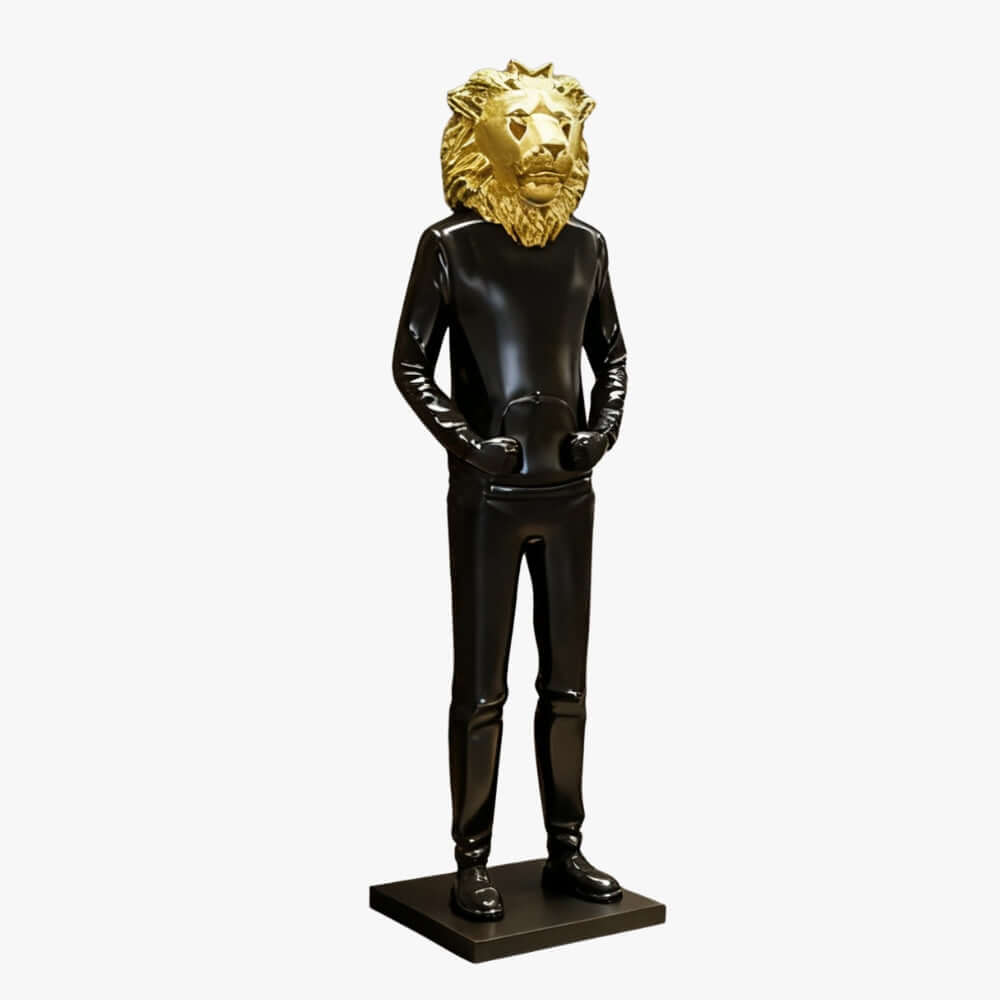 Lion Head Man Sculptural - Art Decorative Ornaments & Resin Sculptures