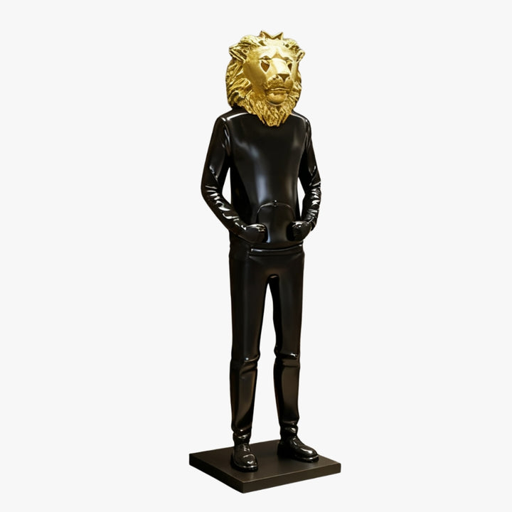Lion Head Man Sculptural