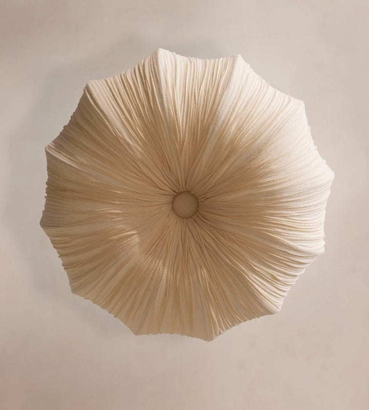 Liora Pendant Light – White Fabric Pendant for Dining & Bedroom