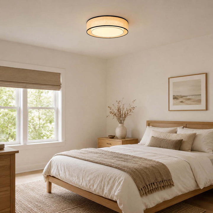 Aris Ceiling Lamp – Handcrafted Minimalist Fabric Ceiling Light | Vinlighting