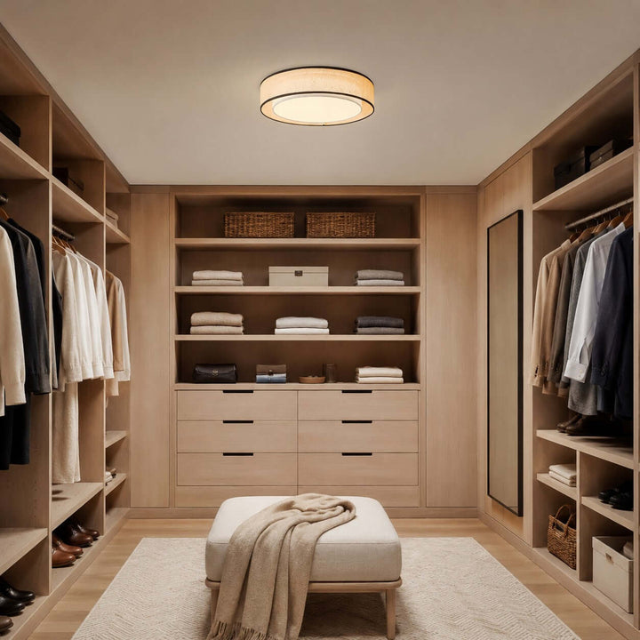 Aris Ceiling Lamp – Handcrafted Minimalist Fabric Ceiling Light | Vinlighting