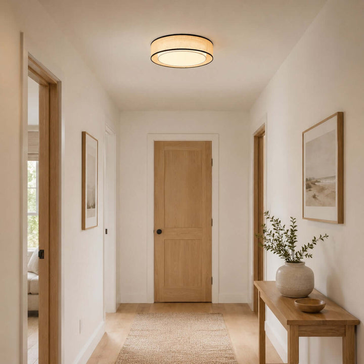 Aris Ceiling Lamp – Handcrafted Minimalist Fabric Ceiling Light | Vinlighting