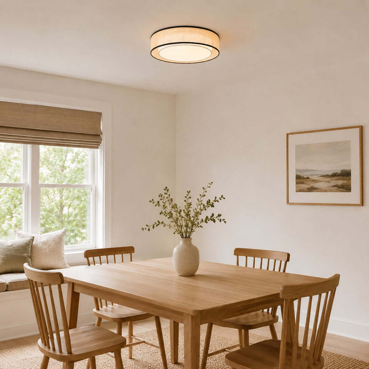 Aris Ceiling Lamp – Handcrafted Minimalist Fabric Ceiling Light | Vinlighting