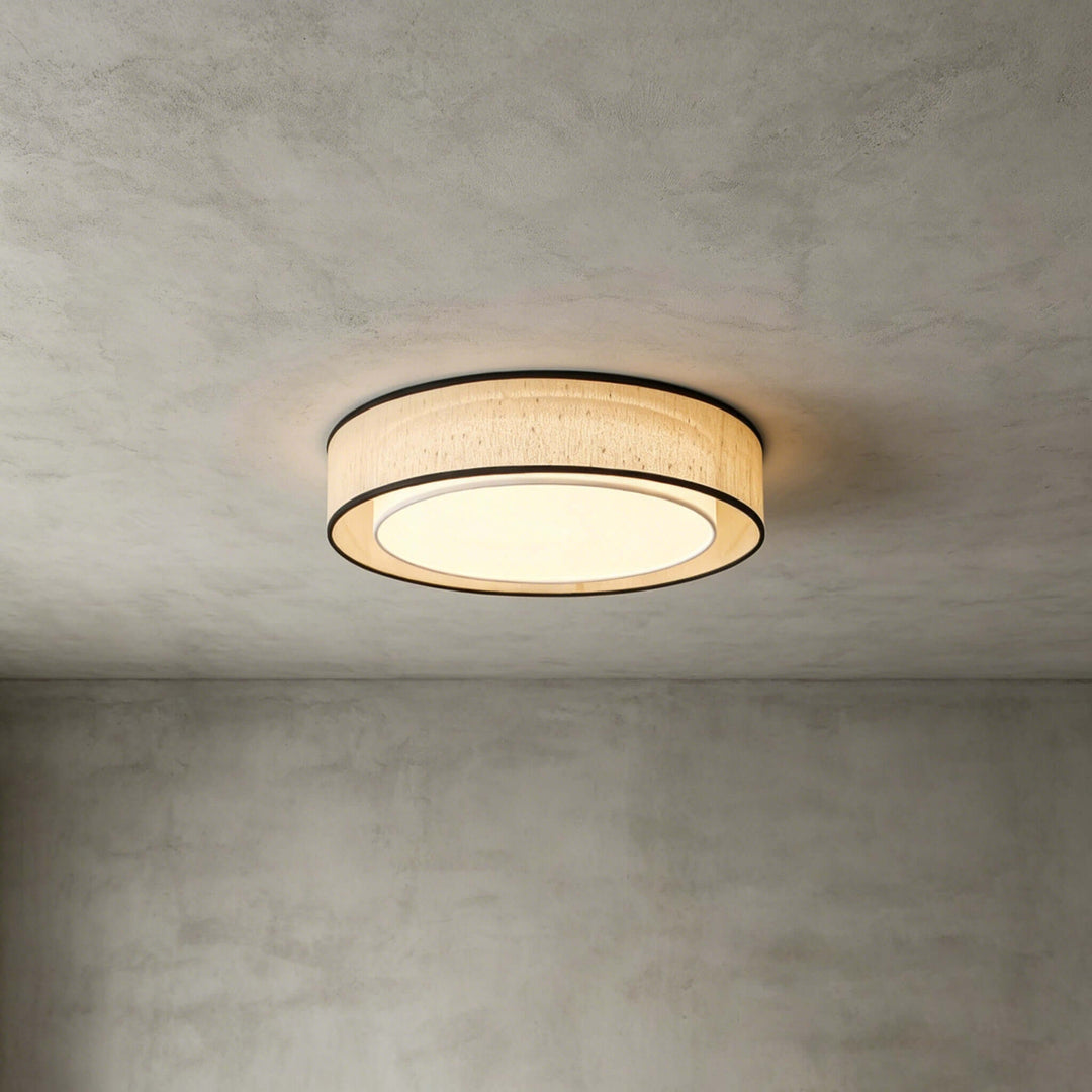 Aris Ceiling Lamp – Handcrafted Minimalist Fabric Ceiling Light | Vinlighting
