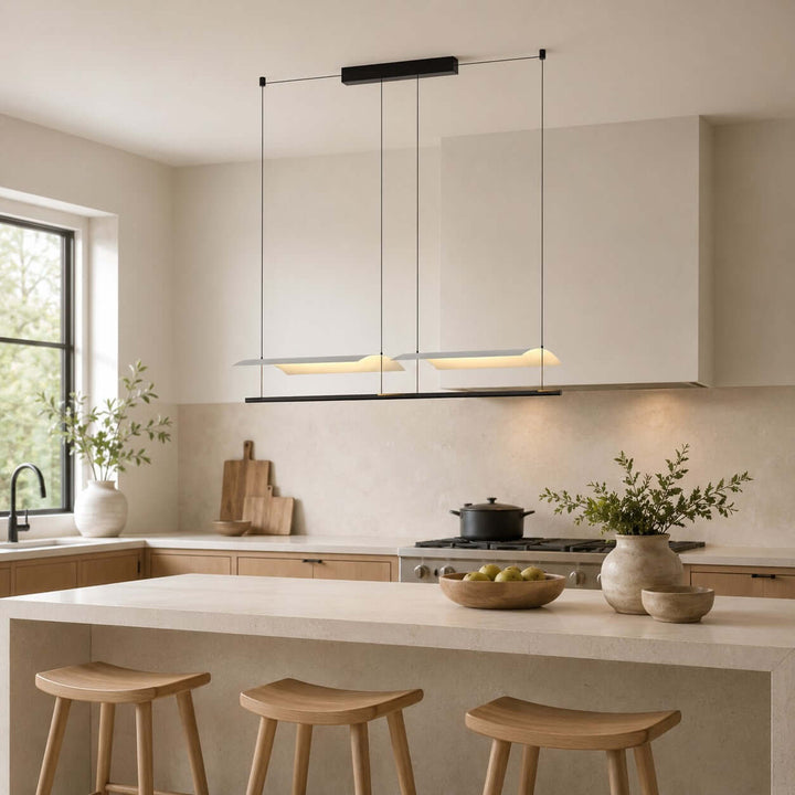 Liora Sheet LED Chandelier - Modern Creative Sheet Dining Light | Vinlighting