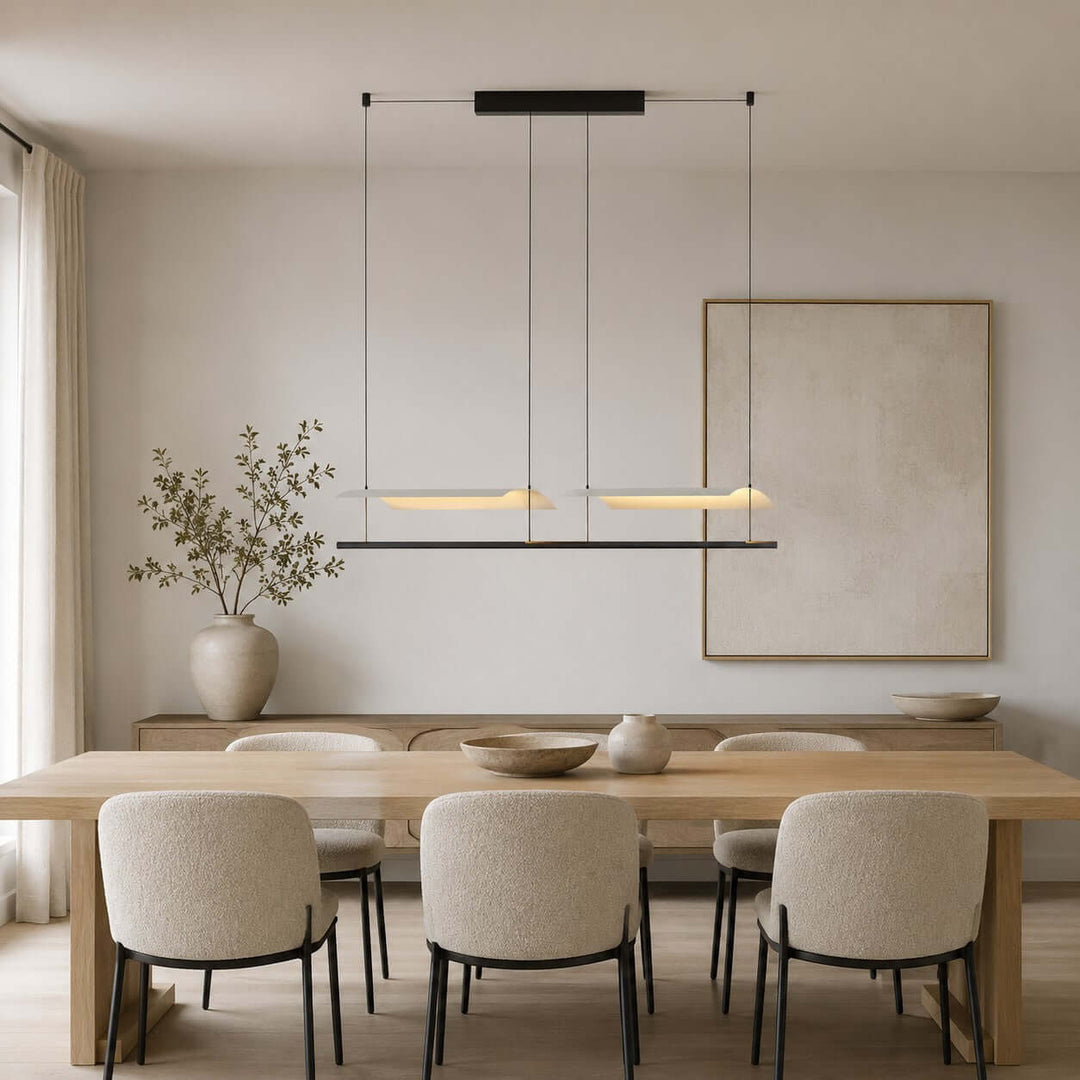 Liora Sheet LED Chandelier - Modern Creative Sheet Dining Light | Vinlighting