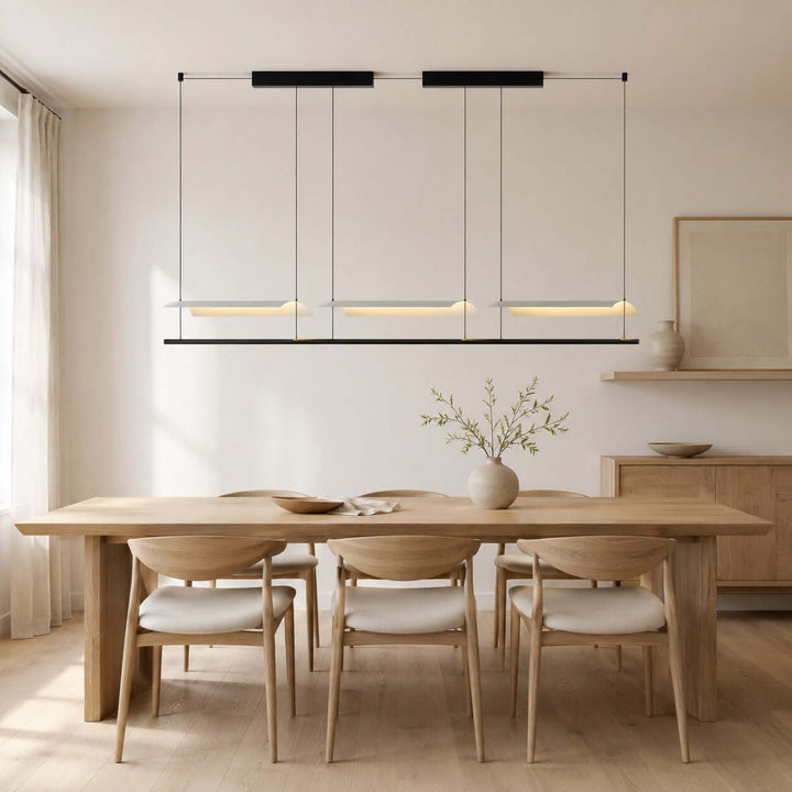 Liora Sheet LED Chandelier - Modern Creative Sheet Dining Light | Vinlighting