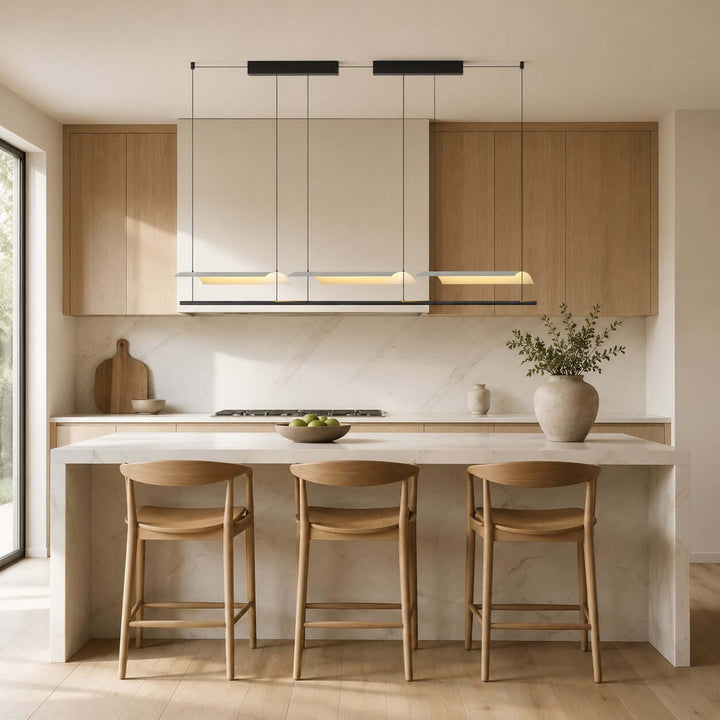 Liora Sheet LED Chandelier - Modern Creative Sheet Dining Light | Vinlighting