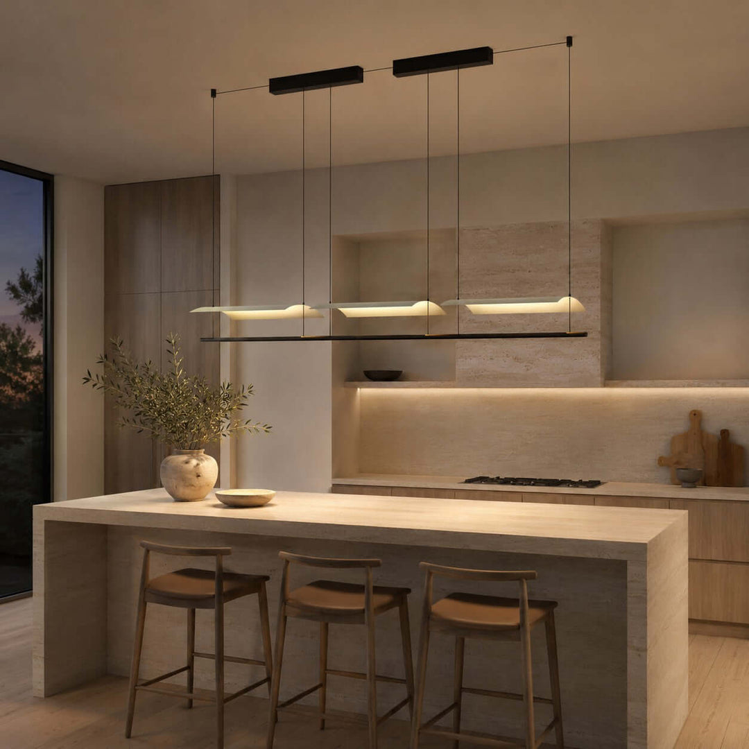 Liora Sheet LED Chandelier - Modern Creative Sheet Dining Light | Vinlighting