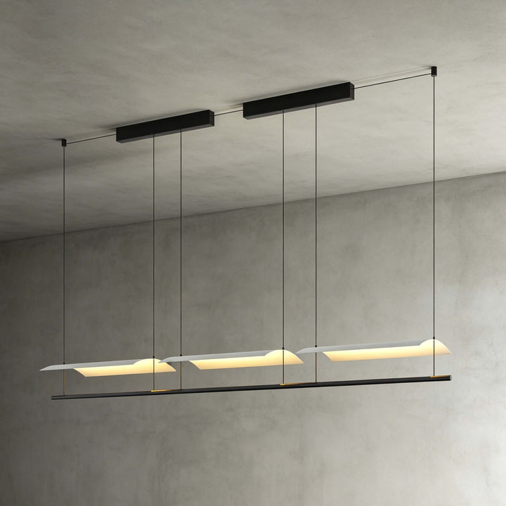 Liora Sheet LED Chandelier - Modern Creative Sheet Dining Light | Vinlighting
