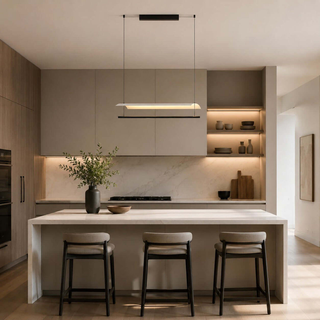 Liora Sheet LED Chandelier - Modern Creative Sheet Dining Light | Vinlighting