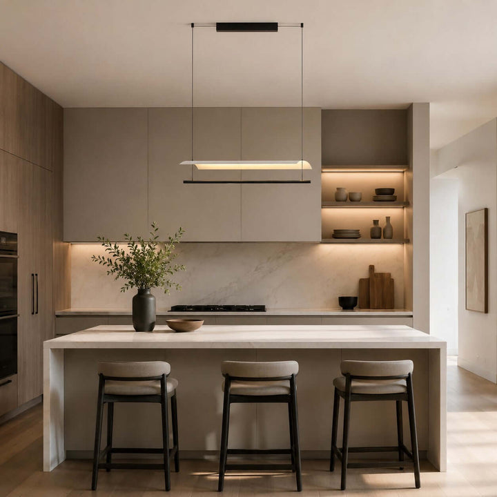 Liora Sheet LED Chandelier - Modern Creative Sheet Dining Light | Vinlighting