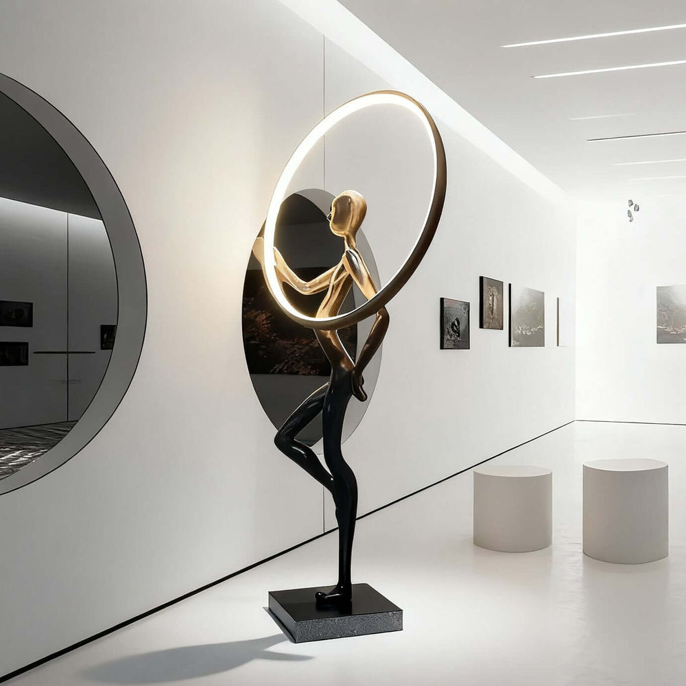 Lirzu Sculptural Floor Lamp – Decorative Artistic Floor Lamp