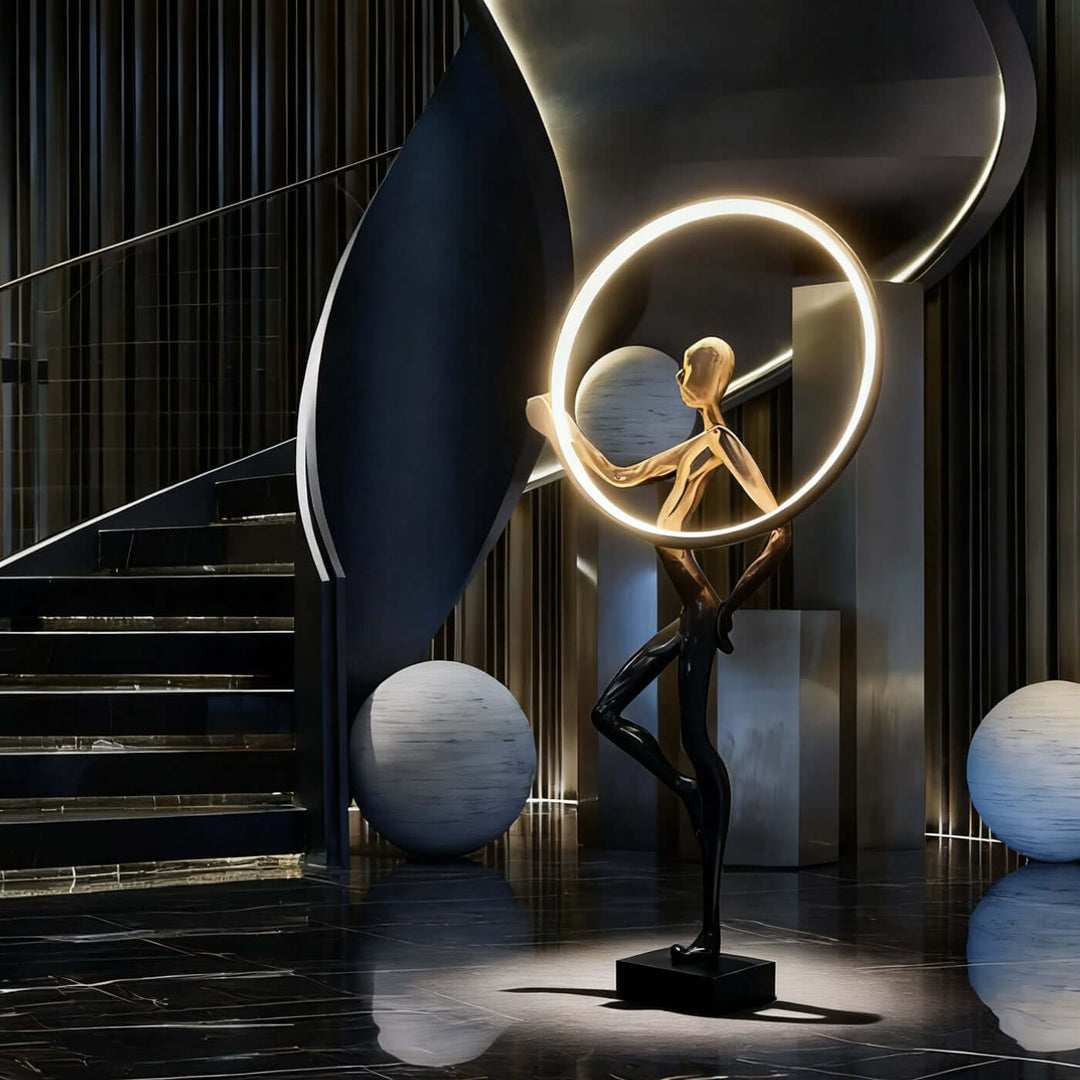 Lirzu Sculptural Floor Lamp – Decorative Artistic Floor Lamp