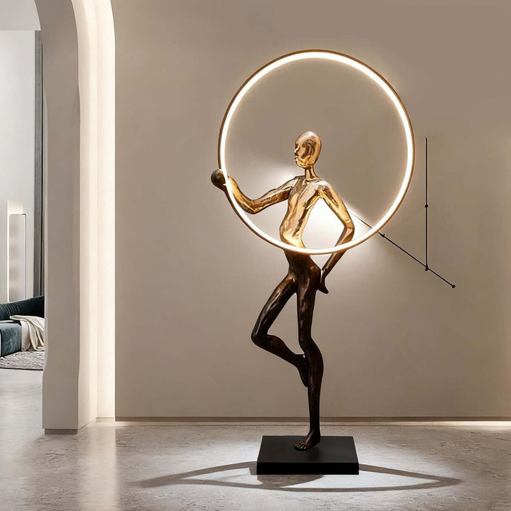 Lirzu Sculptural Floor Lamp – Decorative Artistic Floor Lamp
