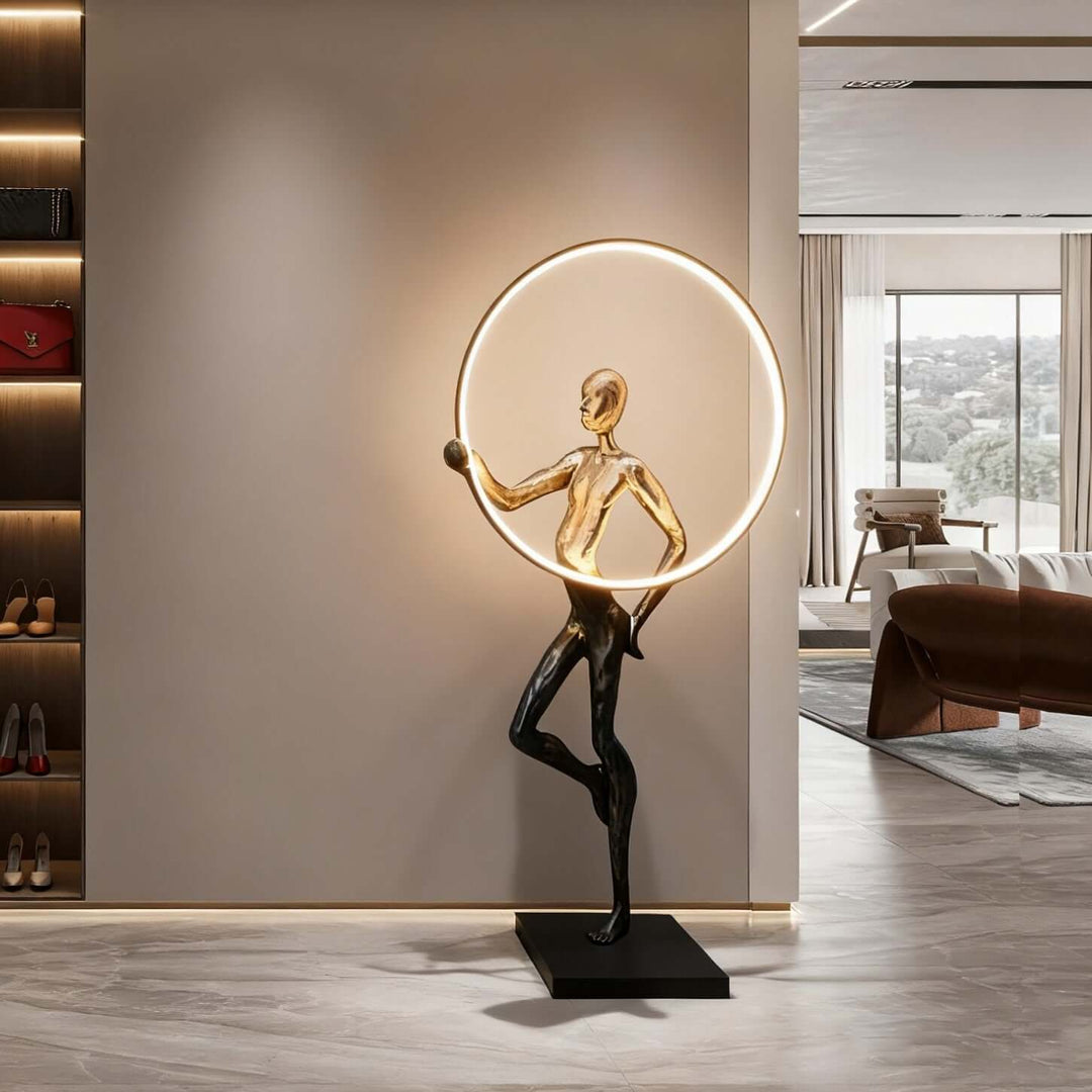 Lirzu Sculptural Floor Lamp – Decorative Artistic Floor Lamp
