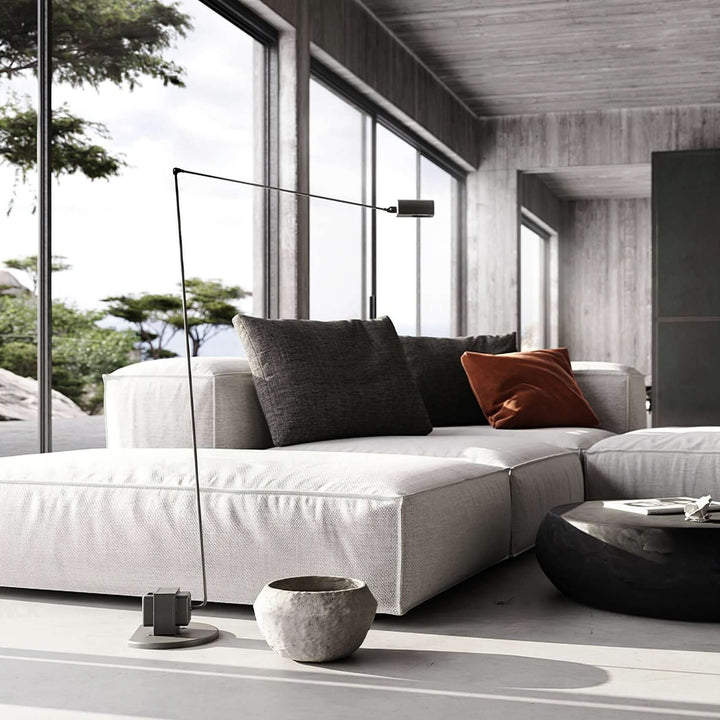 Lomire Floor Lamp – Italian Swing Arm Reading Lamp