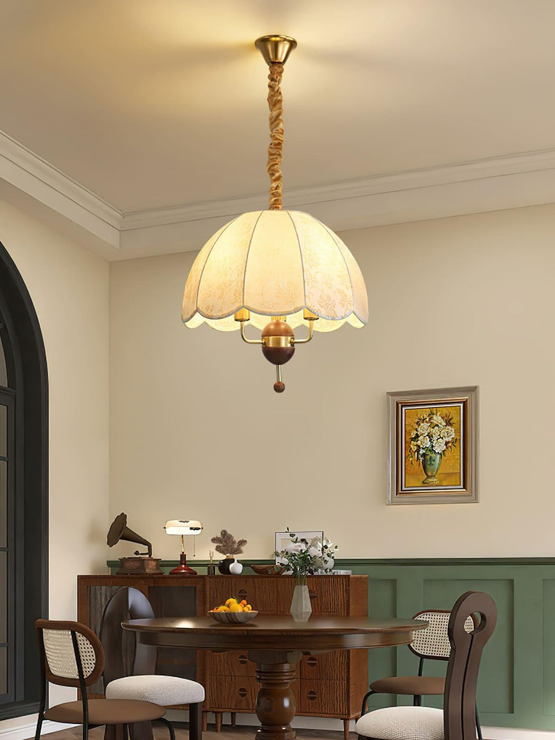 Lonlizi Fabric Pendant Light - Modern Kitchen Island Lighting | Vinlighting | Vinlighting