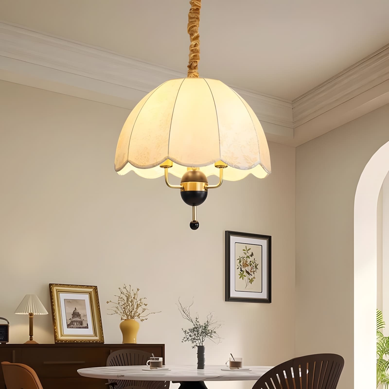 Lonlizi Fabric Pendant Light