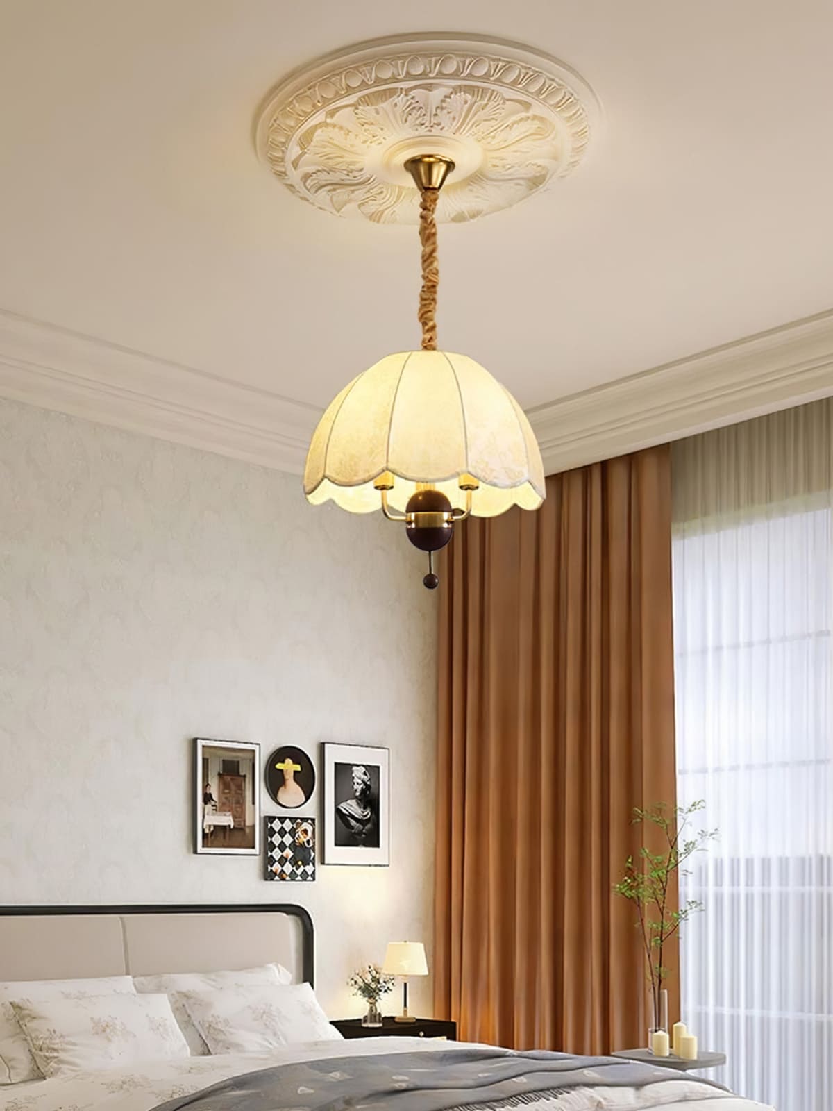 Lonlizi Fabric Pendant Light