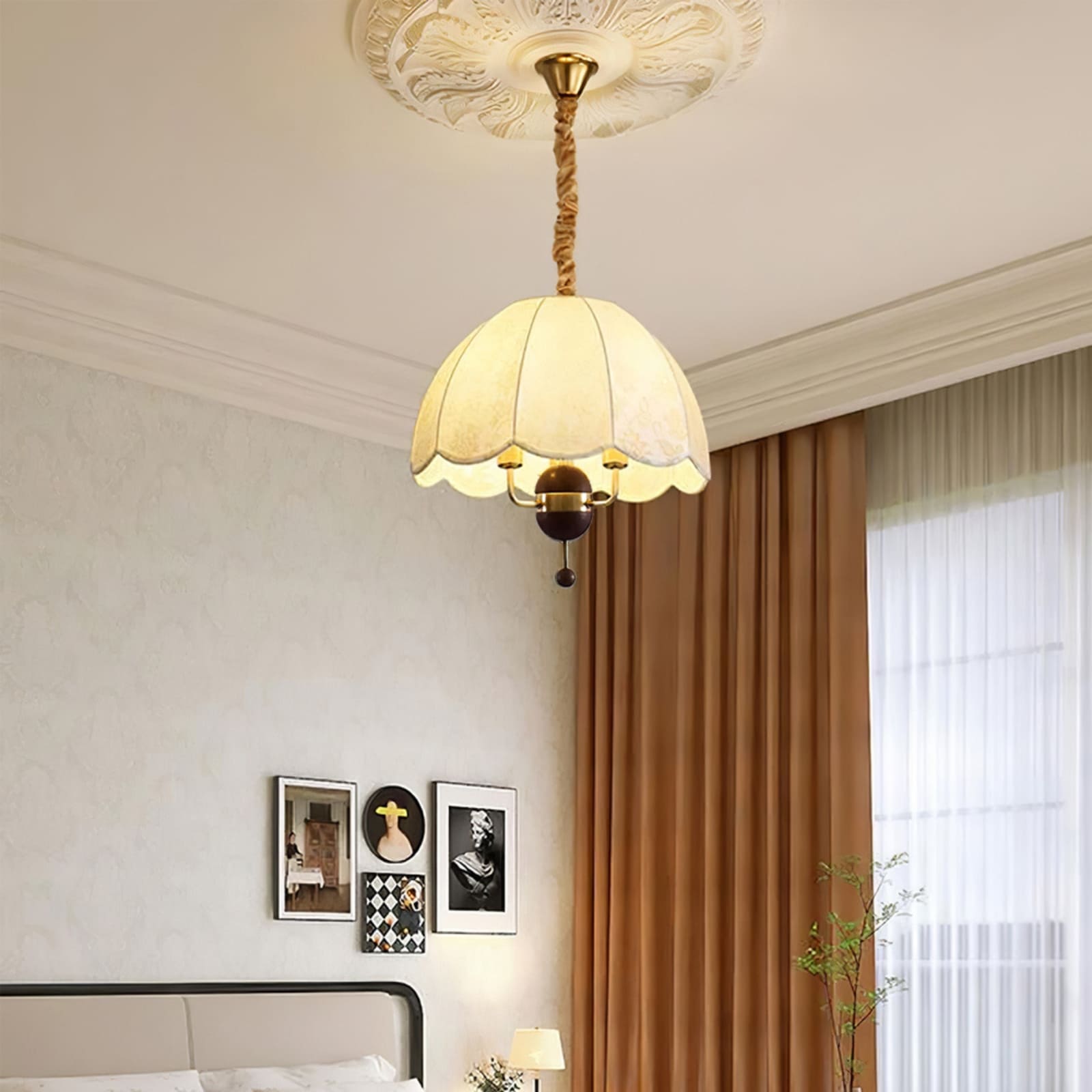 Lonlizi Fabric Pendant Light