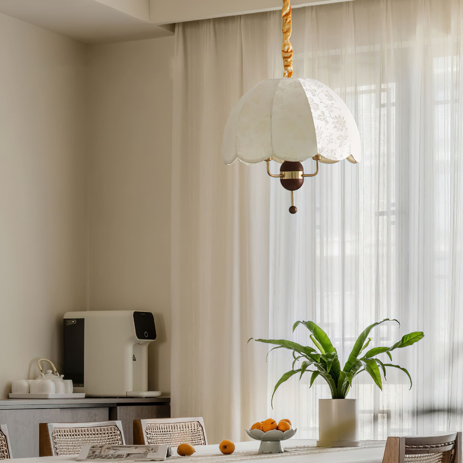 Lonlizi Fabric Pendant Light