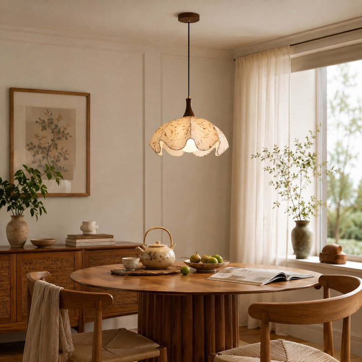 Looma Fabric Pendant Light for Dining Room and Kitchen Island