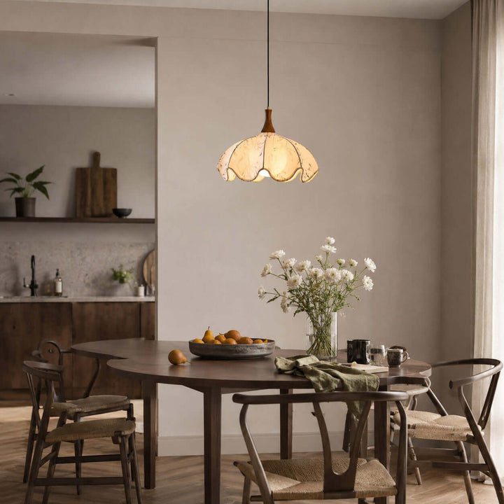 Looma Fabric Pendant Light for Dining Room and Kitchen Island