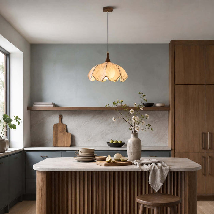 Looma Fabric Pendant Light for Dining Room and Kitchen Island