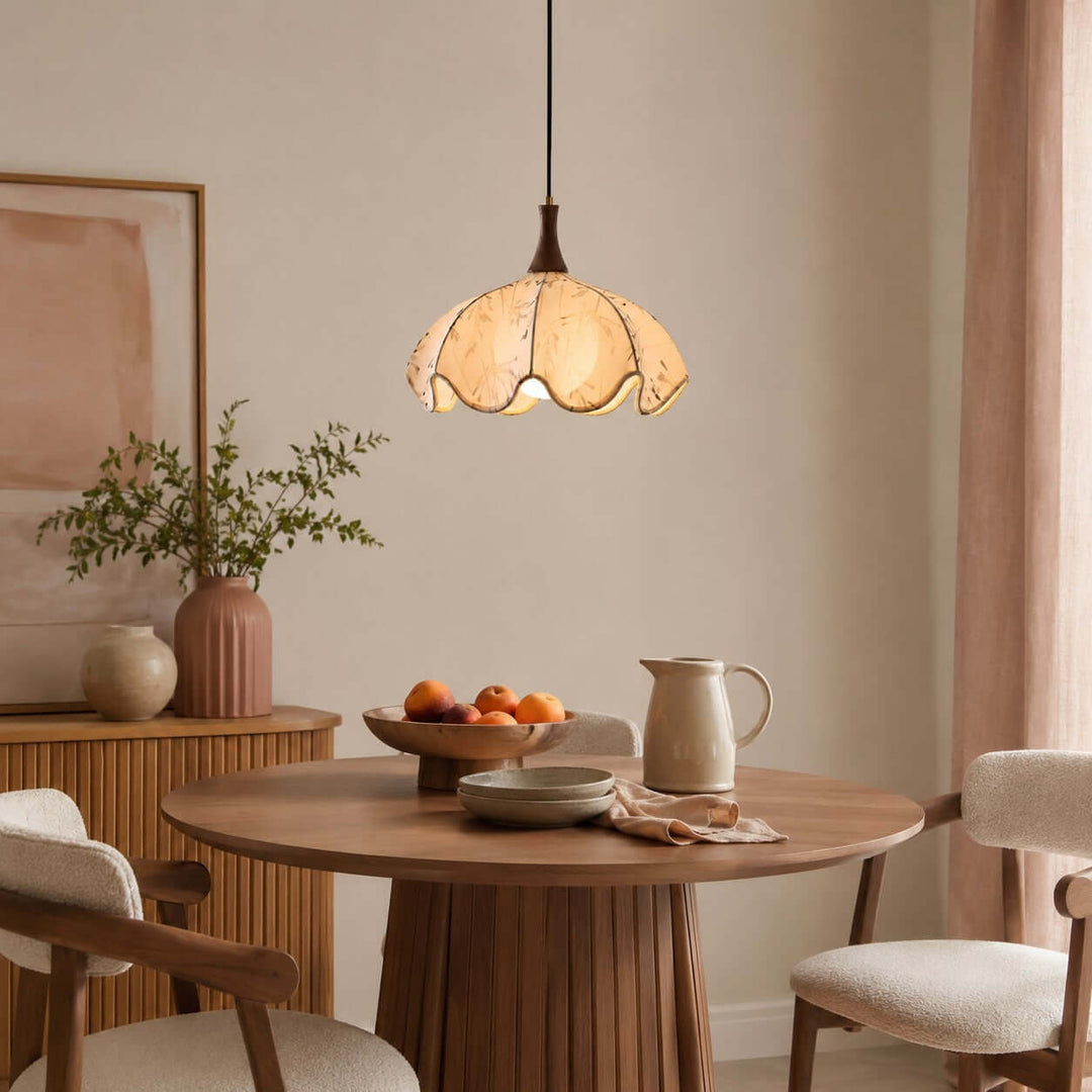 Looma Fabric Pendant Light for Dining Room and Kitchen Island