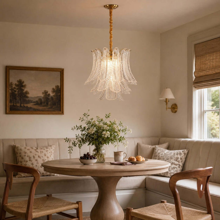 Loravia Chandelier | Modern Glass Chandelier for Living Room