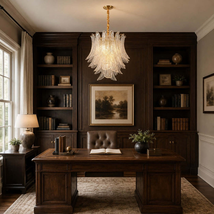 Loravia Chandelier | Modern Glass Chandelier for Living Room