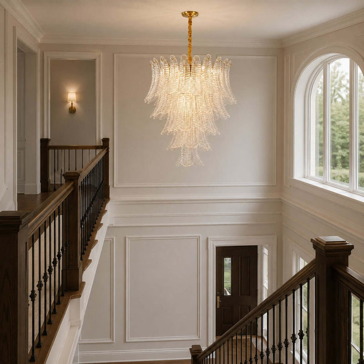 Loravia Chandelier | Modern Glass Chandelier for Living Room