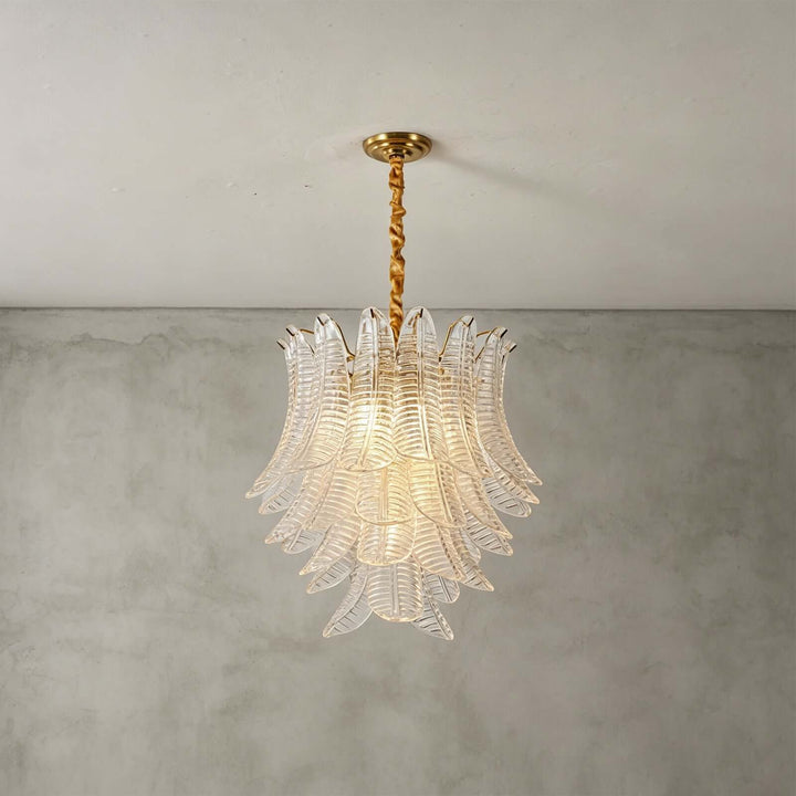 Loravia Chandelier | Modern Glass Chandelier for Living Room
