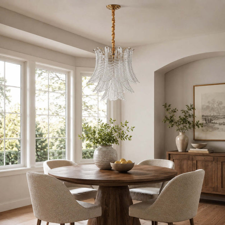Loravia Chandelier | Modern Glass Chandelier for Living Room