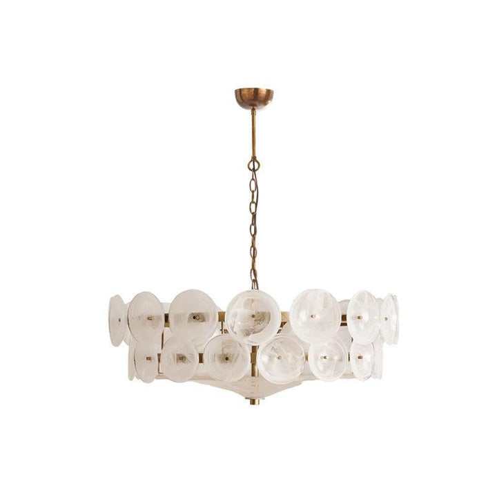 Lorenzo Chandelier – Vintage Orange Glass & Bronze Finish Lighting | Vinlighting | Vinlighting