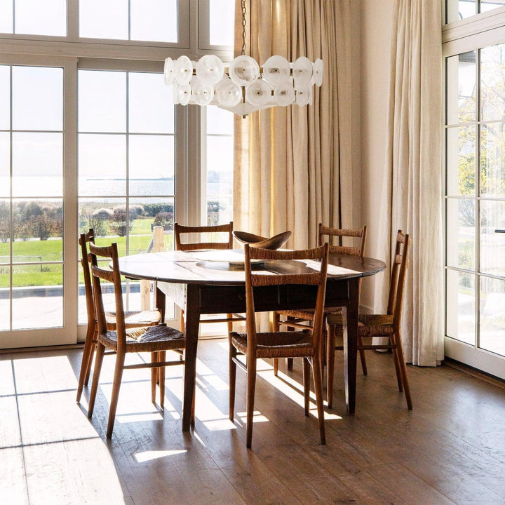 Lorenzo Chandelier – Vintage Orange Glass & Bronze Finish Lighting | Vinlighting | Vinlighting
