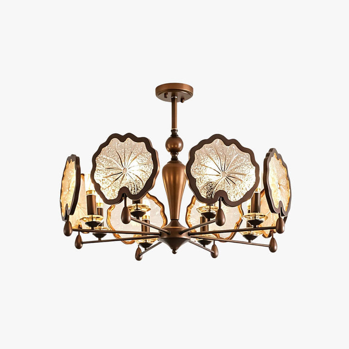 Lorian Chandelier - Vintage Glass Chandelier for Dining Room | Vinlighting