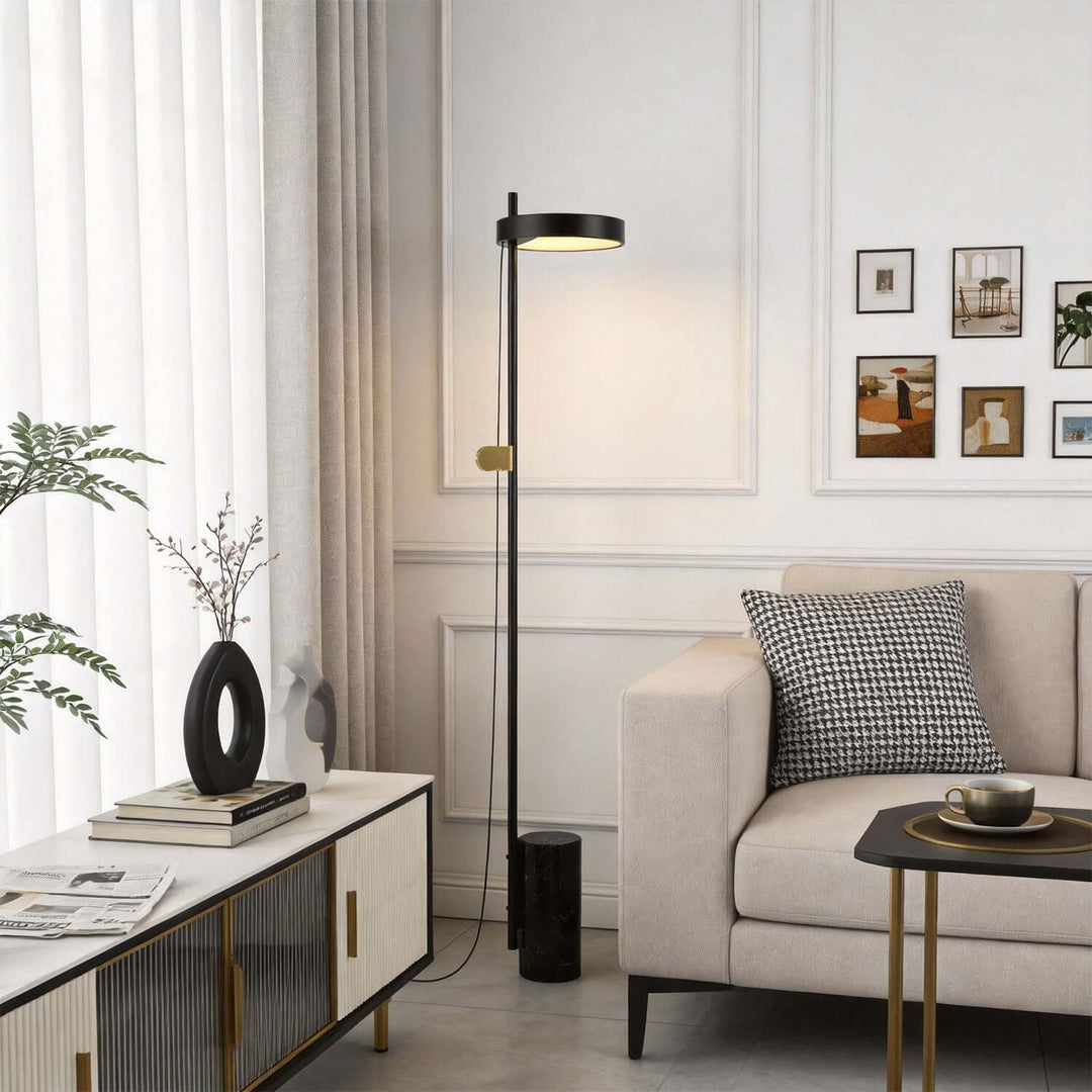 Lormix Floor Lamp – Postmodern Minimalist Marble Floor Lamp